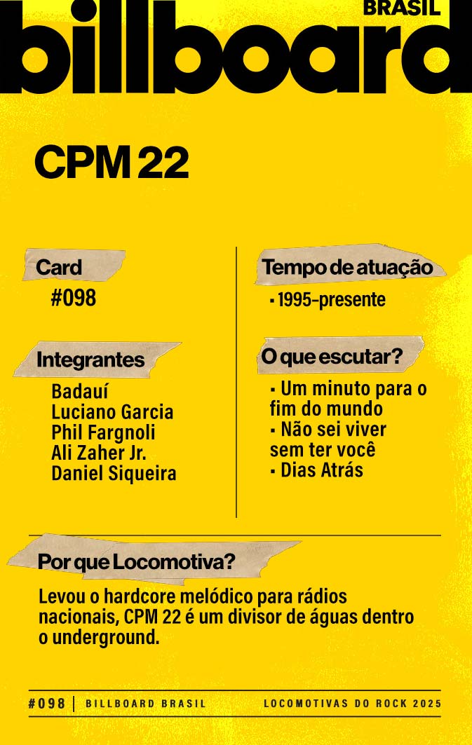 Verso da Carta - CPM 22